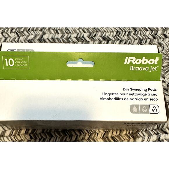 iRobot Braava Jet Dry Sweeping Pads White Refill 10 Cleaning Pads - Picture 2 of 6